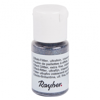 39421566 - 4006166183829 - Rayher - Poudre de paillettes irisée Bleu gris Ultrafine 10 ml - 2