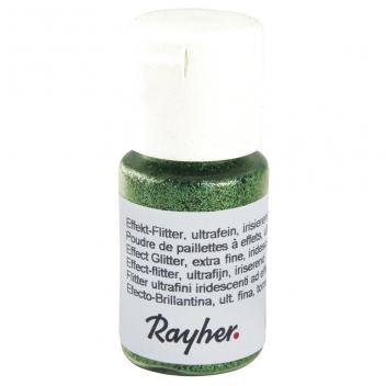 39421420 - 4006166183799 - Rayher - Poudre de paillettes irisée Vert prairie Ultrafine 10 ml - 2