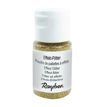 39421620 - 4006166183805 - Rayher - Poudre de paillettes irisée Doré brillant Ultrafine 10 ml - 2