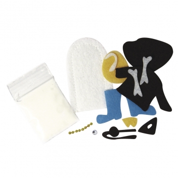 7554600 - 4006166259395 - Rayher - Marionnette à doigt feutrine Pirate 8,5x6,5cm - 2