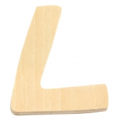 Alphabet en bois 6 cm Lettre L