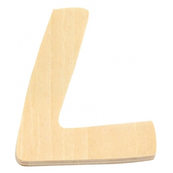 62248000 - 4006166141393 - Rayher - Alphabet en bois 6 cm Lettre L