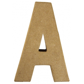 71770000 - 4006166286711 - Rayher - Alphabet en papier mâché 15 cm Lettre A