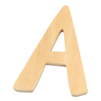 Alphabet en bois 6 cm Lettre A