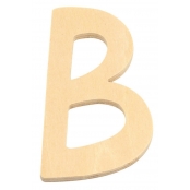 Alphabet en bois 6 cm Lettre B