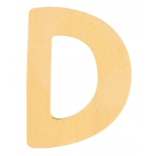 Alphabet en bois 6 cm Lettre D
