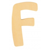 Alphabet en bois 6 cm Lettre F