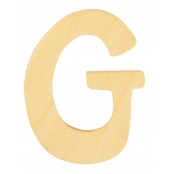 Alphabet en bois 6 cm Lettre G