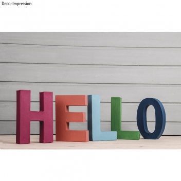 71777000 - 4006166286841 - Rayher - Alphabet en papier mâché 15 cm Lettre H