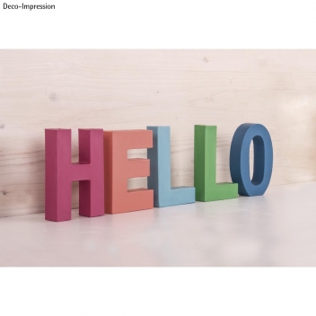 71777000 - 4006166286841 - Rayher - Alphabet en papier mâché 15 cm Lettre H - 2