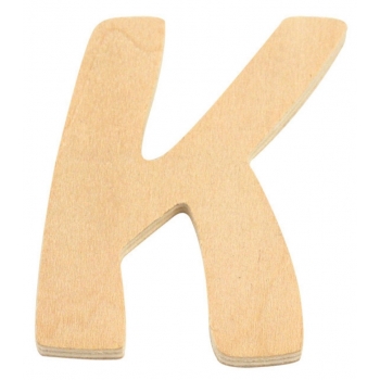 Alphabet en bois 6 cm Lettre K