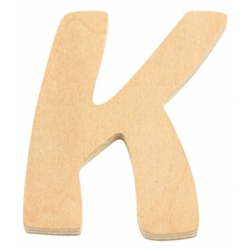 62247000 - 4006166141386 - Rayher - Alphabet en bois 6 cm Lettre K