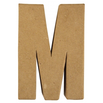 71721000 - 4006166755194 - Rayher - Alphabet en papier mâché 15 cm Lettre M