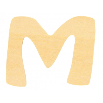 Alphabet en bois 6 cm Lettre M