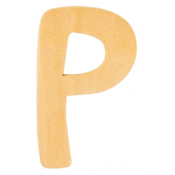 62252000 - 4006166141454 - Rayher - Alphabet en bois 6 cm Lettre P