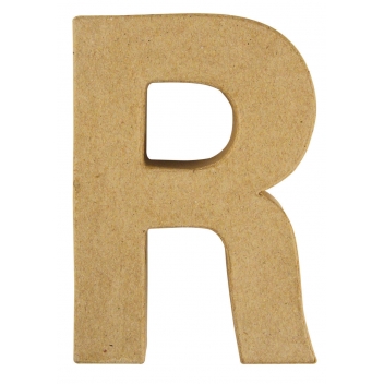 71779000 - 4006166286889 - Rayher - Alphabet en papier mâché 15 cm Lettre R