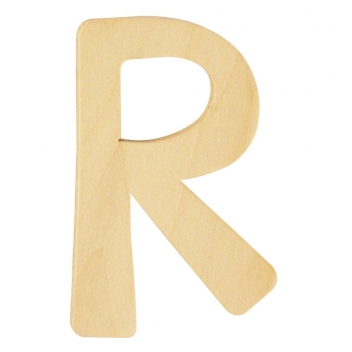 62254000 - 4006166141492 - Rayher - Alphabet en bois 6 cm Lettre R