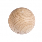 Boules en bois ø 45 mm - Non percées - 2 pièces