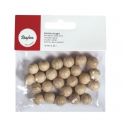 Boules en bois ø 12 mm - Non percées - 25 pièces