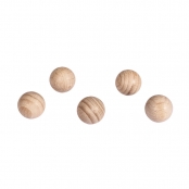 Boules en bois ø 10 mm - Non percées - 35 pièces