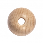 Boules en bois ø 45 mm - percées 8 mm - 2 pièces