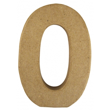 71723000 - 4006166755217 - Rayher - Alphabet en papier mâché 15 cm Lettre O
