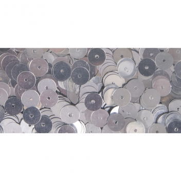 3931222 - 4006166726354 - Rayher - Sequins Argenté Ø 6 mm Lisses Boite 6 g Lavable - 2