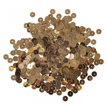 3931206 - 4006166726286 - Rayher - Sequins Doré Ø 6 mm Lisses Boite 6 g Lavable - 2