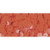 Sequins Orange Ø 6 mm Lisses Boite 6 g Lavable