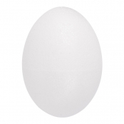 Oeuf en polystyrène 8 cm Plein