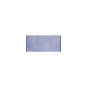 Ruban organdi Bleu moyen 40 mm Au mètre