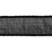 Ruban organdi Noir 7 mm 10 m