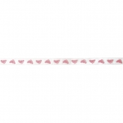 Ruban organdi Rose Pas du bébé 10 mm Au mètre