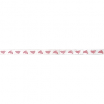 5180816 - 3700982201606 - Rayher - Ruban organdi Rose Pas du bébé 10 mm Au mètre