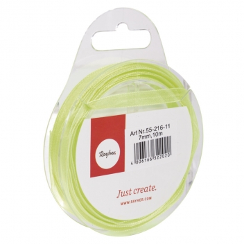 5521611 - 4006166322020 - Rayher - Ruban organdi Vert clair 7 mm 10 m