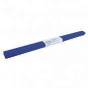Papier crépon Bleu royal 30 g/m² 50 x 250 cm