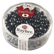 Perle Rocaille Papillon Anthracite 3,2 x 6,5 mm 18 g