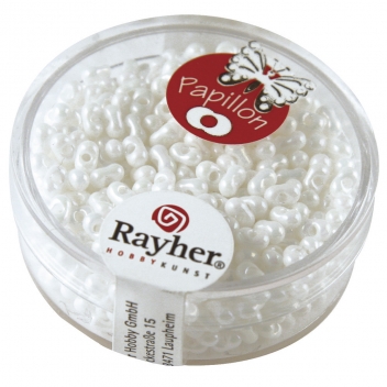 14142120 - 4006166138157 - Rayher - Perle Rocaille Papillon Aurore boréale 2 x 4 mm 18 g - 2