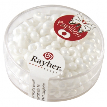 14143120 - 4006166138409 - Rayher - Perle Rocaille Papillon Aurore boréale 3,2x6,5mm 18 g