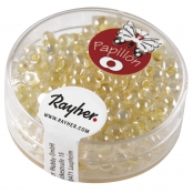 Perle Rocaille Papillon Jaune lumineux 3,2 x 6,5 mm 18 g