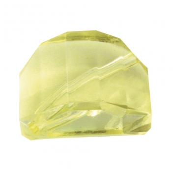 15033167 - 4006166217661 - Rayher - Perle acrylique Jaune indien Carré facetté 1 pièc.
