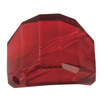15033287 - 4006166217654 - Rayher - Perle acrylique Rouge Carré facetté 20x20 mm 1 pièc.