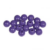 Perle bois Lilas foncé Ronde Ø8 mm 82 pièc.