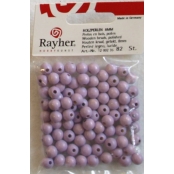 Perle en bois Lilas Ronde Ø 8 mm 82 pièces