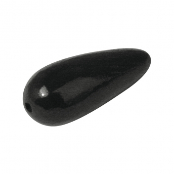 12140576 - 4006166208294 - Rayher - Perle en bois Noir Goutte 30 x 12 mm