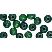 Perle en bois Vert moyen Ø 16 mm 15 pièces