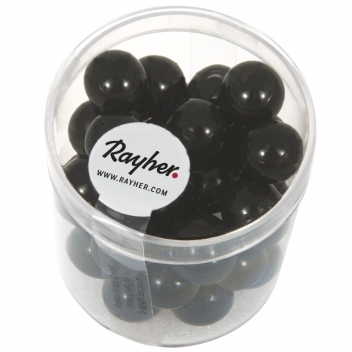 14403576 - 4006166133756 - Rayher - Perle en verre Noir Renaissance 10 mm 35 pièces - 2