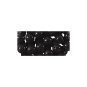 Perle en verre Noir Renaissance 6 mm 45 pièces