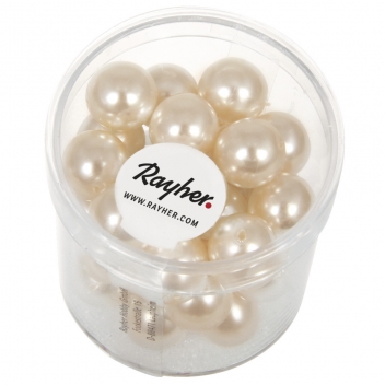14403270 - 4006166645921 - Rayher - Perle verre Rose poudre Renaissance 10mm 35 pièc.