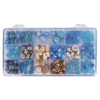 14115392 - 4006166740220 - Rayher - Perles Turquoise d'Inde Assortiment 240 g